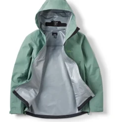 Jacks < Rab Namche GTX Jas Dames - dark fig green