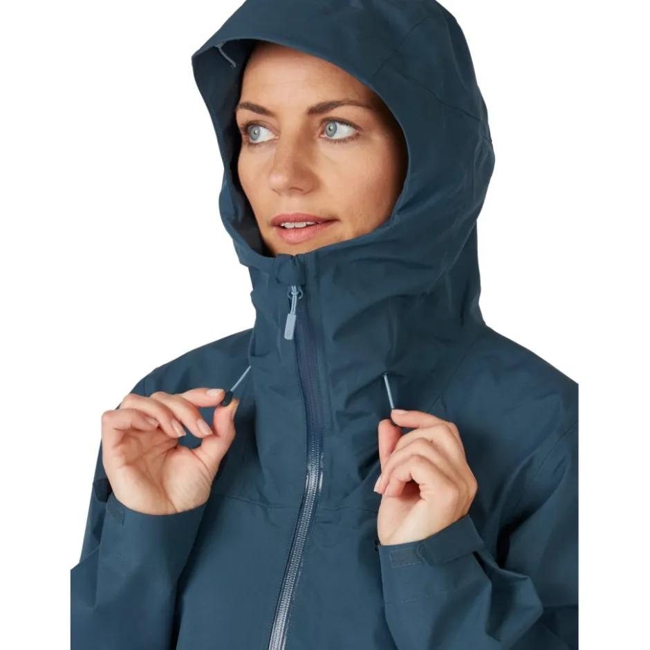 Jacks < Rab Namche GTX Jas Dames - dark fig green