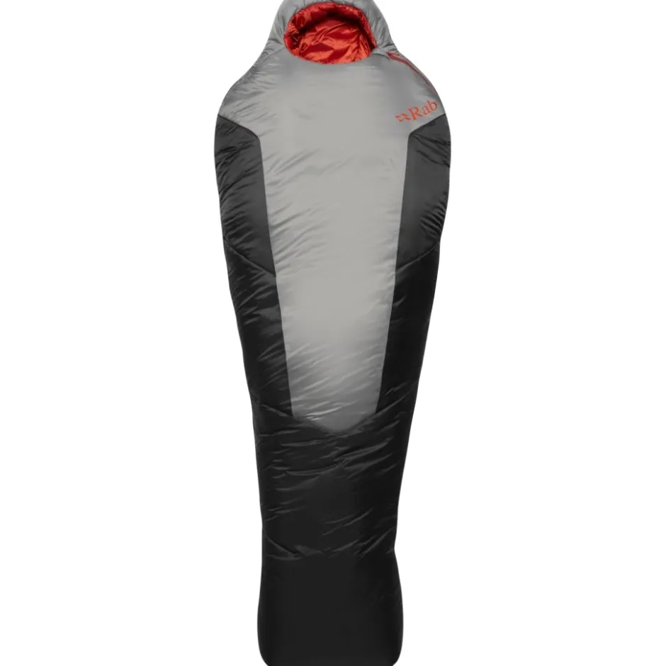 Slaapzakken < Rab Solar Ultra 3 Slaapzak - Regular - Rits links - granite
