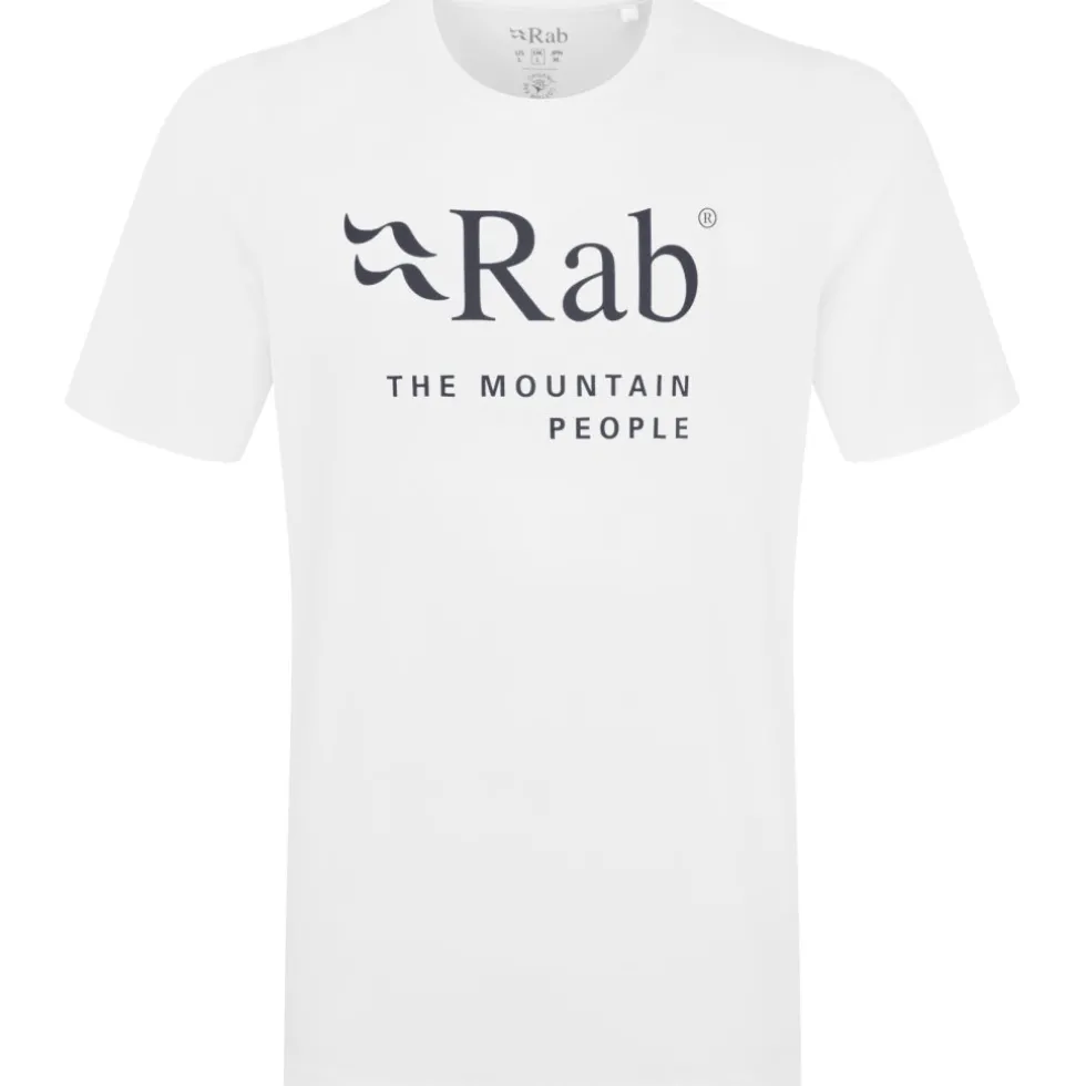 Rab Stance Mountain T-Shirt Heren - wit