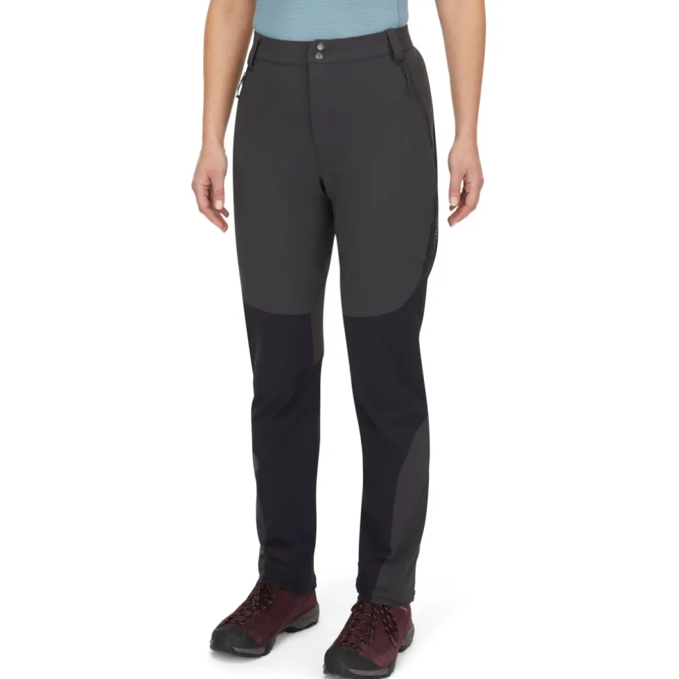 Rab Torque Mountain Broek Dames - anthracite/zwart