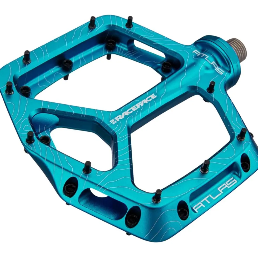 Race Face Atlas Pedaal - turquoise