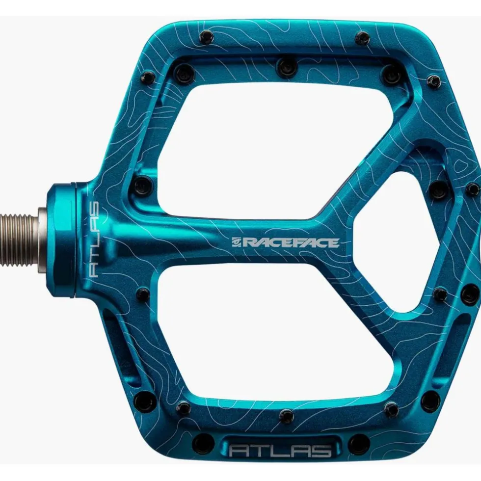 Race Face Atlas Pedaal - turquoise