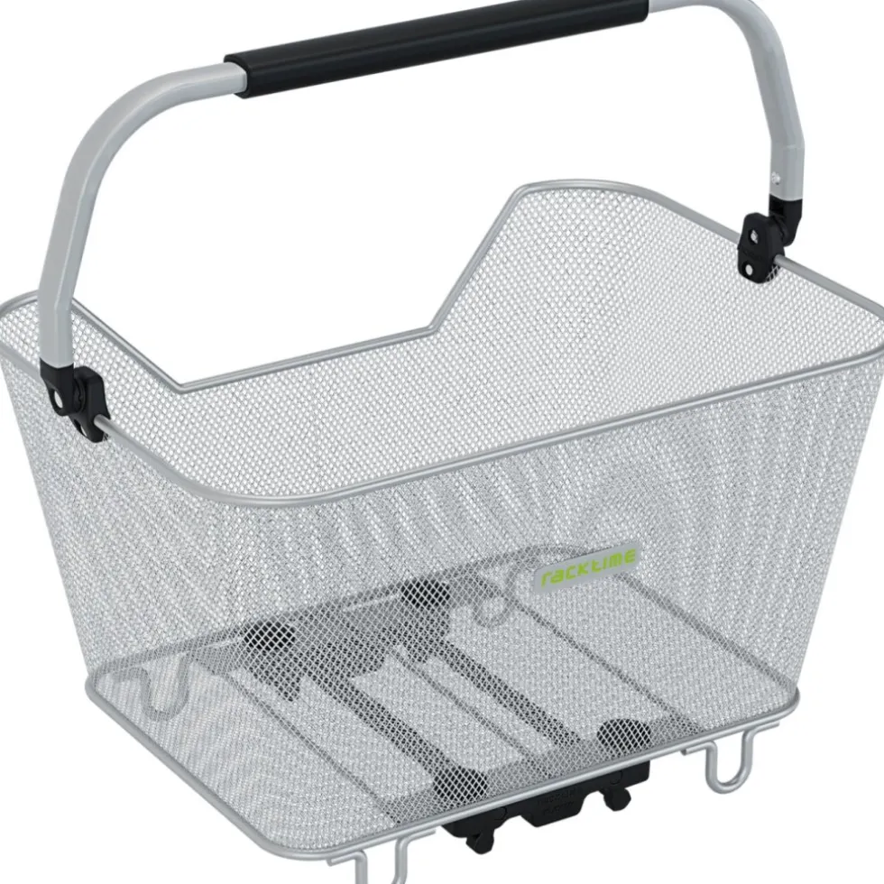 Racktime BASKIT Deluxe 2.0 Fietsmand Bagagedrager 23L - Zilver