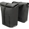 Bagagedragertassen < Racktime Virgil 2.0 Bagagetassen 2x17L - Zwart