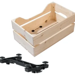 Racktime Woodpacker 2.0 Carrier Basket 25L - natural