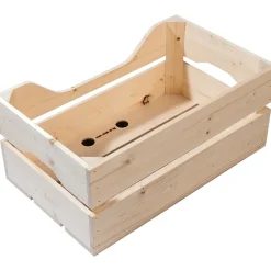 Racktime Woodpacker 2.0 Carrier Basket 25L - natural