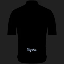 Rapha Brevet E. Fietsshirt met Korte Mouwen Heren - zwart/grijs