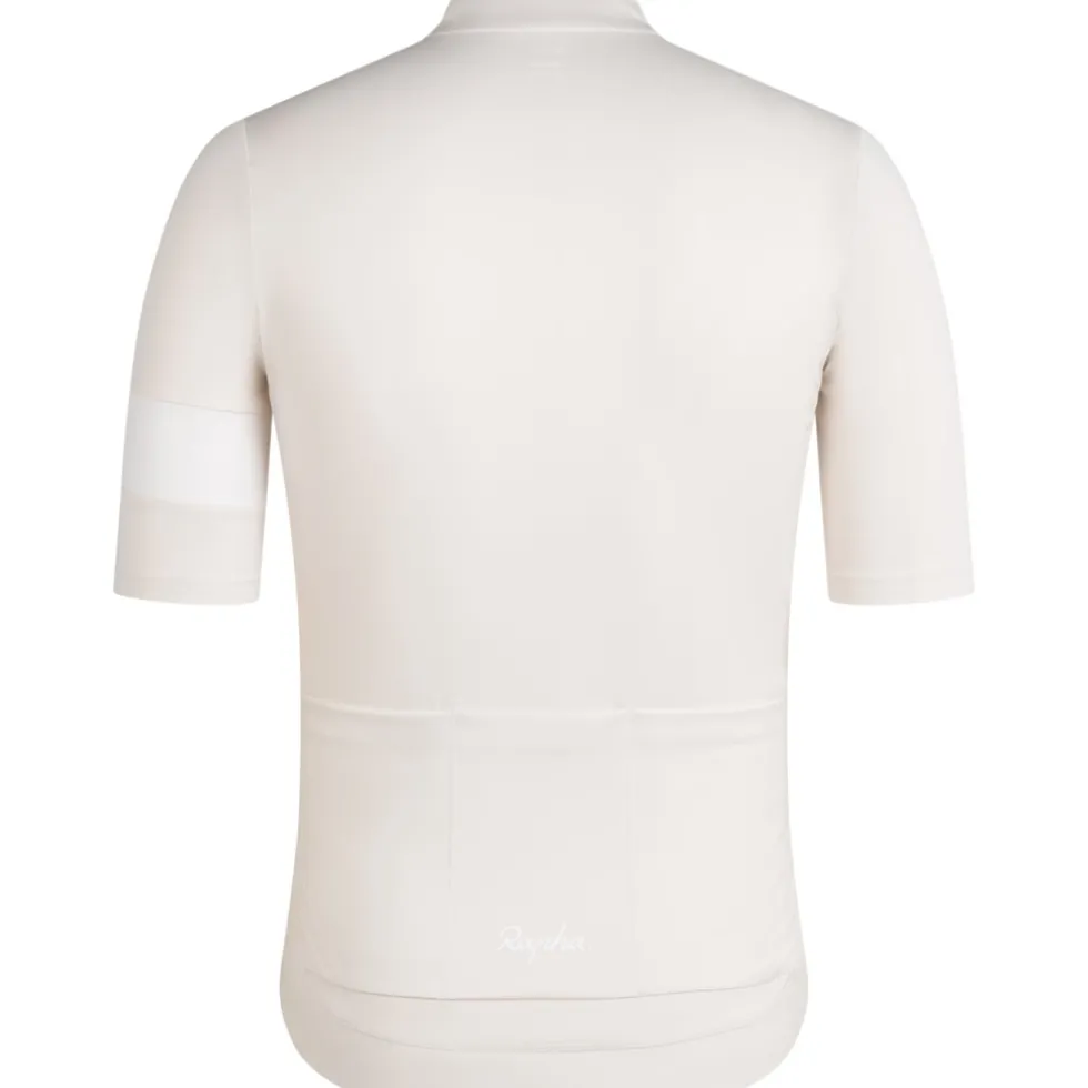 Rapha Core Fietsshirt met Korte Mouwen Heren - off-white/white