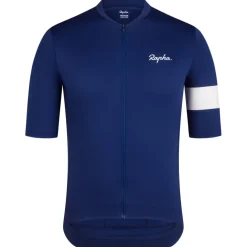 Rapha Core Fietsshirt met Korte Mouwen Heren - navy/white