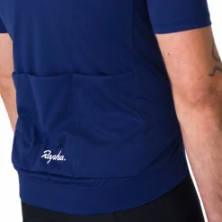 Rapha Core Fietsshirt met Korte Mouwen Heren - navy/white