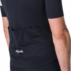 Wielershirts < Rapha Core Fiethirt et Korte ouwen Heren - zwart/wit