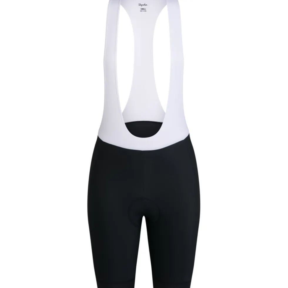 Rapha Core Fietsshort met Bretels Dames - black/white