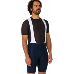 Rapha Core Fietsshort met Bretels Heren - dark navy/white