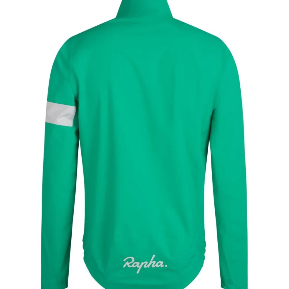 Rapha Core Regenjas Heren - fresh green/white