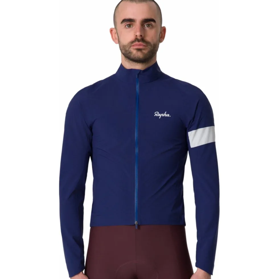 Rapha Core Regenjas Heren - navy/white