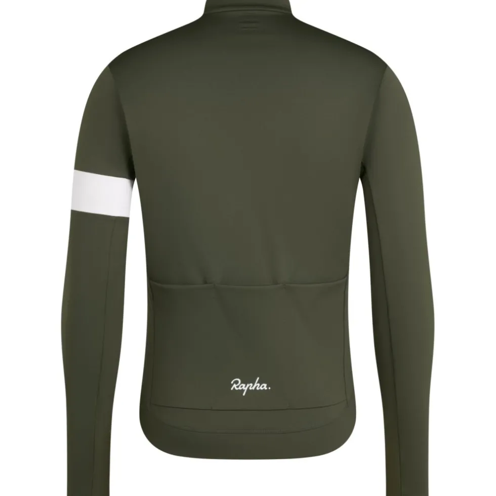 Rapha Core Thermal Fietsshirt met Lange Mouwen Heren - deep depths/white alyssum