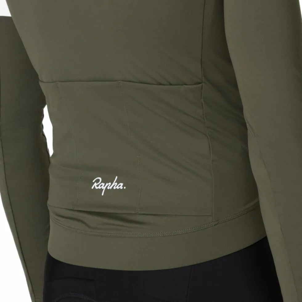 Rapha Core Thermal Fietsshirt met Lange Mouwen Heren - deep depths/white alyssum