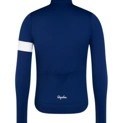 Rapha Core Thermal Fietsshirt met Lange Mouwen Heren - navy/white