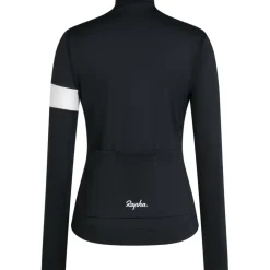 Rapha Core Thermal Fietsshirt met Lange Mouwen Dames - zwart/wit