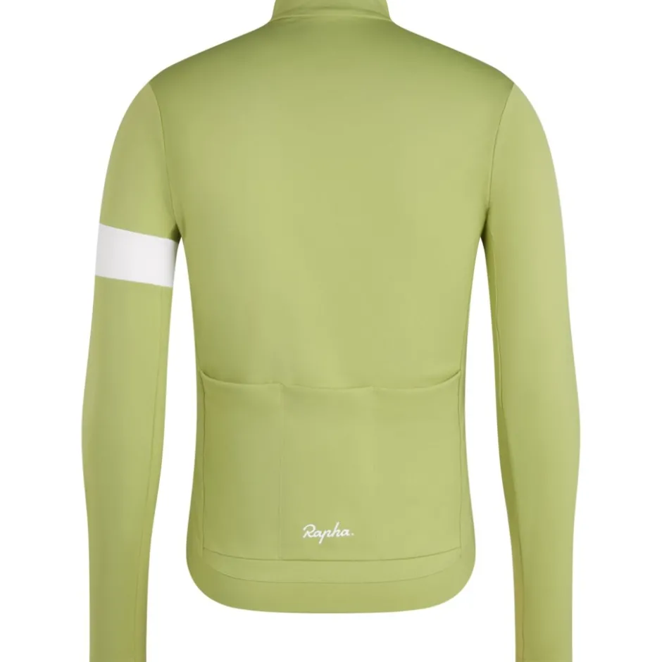 Wielershirts < Rapha Core Thera Fiethirt et ange ouwen Heren - fern/white