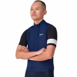 Vesten < Rapha Core Vet Heren - navy/white
