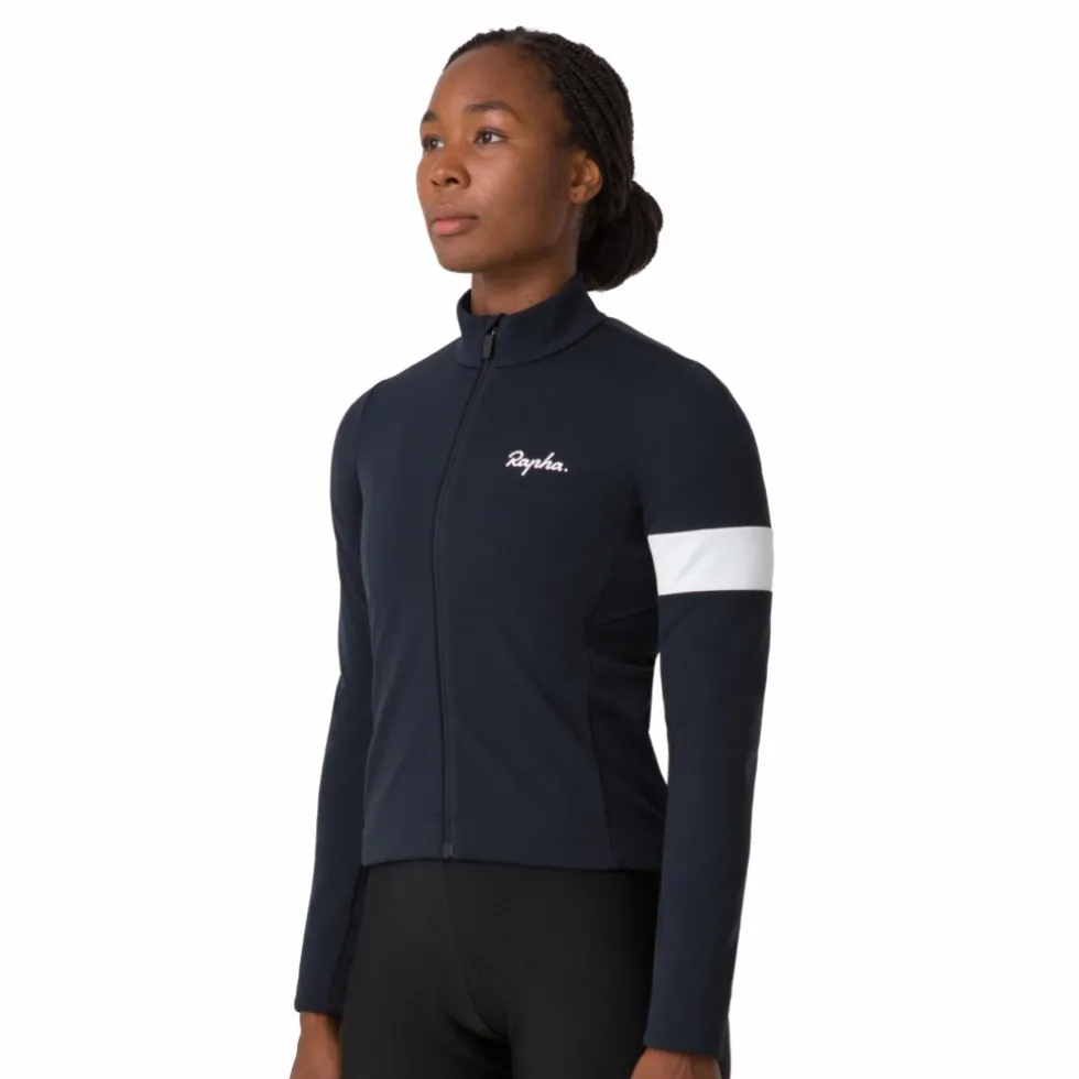 Rapha Core Winterjas Dames - zwart/wit