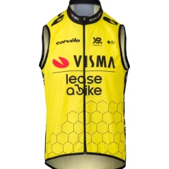 RAPidGEAR Team Visma | Lease a Bike Replica Wind Body Heren 2025 - geel