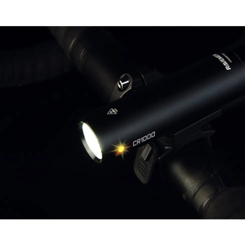 Ravemen CR1000 Fietslamp Vooraan - Black