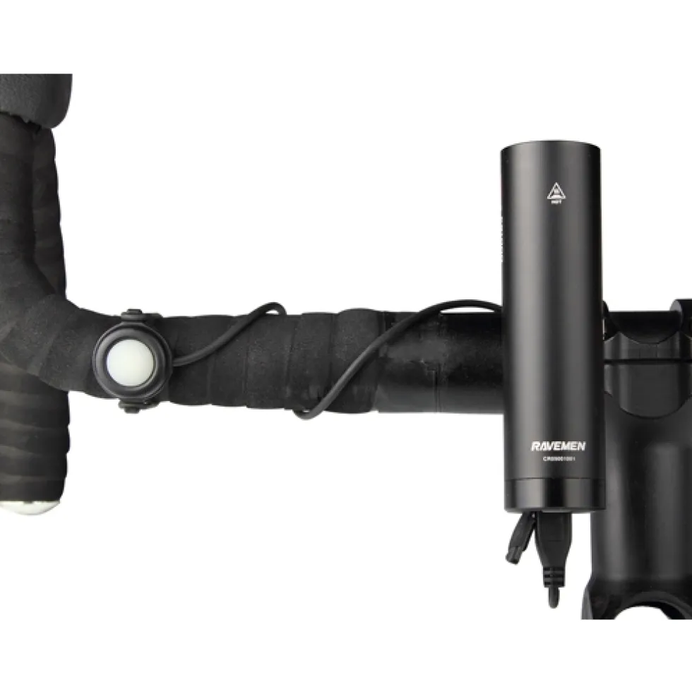 Ravemen CR1000 Fietslamp Vooraan - Black