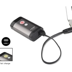 Ravemen PR1000 Fietslamp Vooraan - Grijs
