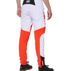 100% R-Core X Fietsbroek Heren - wit/rood
