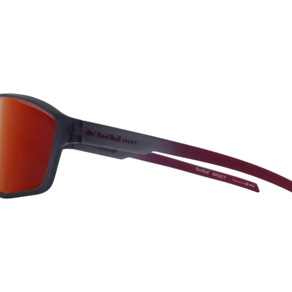 Red Bull SPECT Eyewear DAFT Zonnebril - 014 dark grey | smoke with red mirror