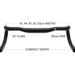 Redshift Kitchen Sink Low Flare Stuur - 31.8 | Gravel - 20mm Rise - 10° Flare