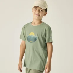 Regatta Bosley T-Shirt Kinderen - Light Sage ZYW