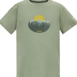 Regatta Bosley T-Shirt Kinderen - Light Sage ZYW