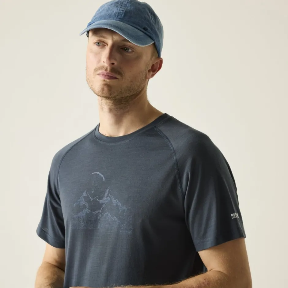 T-Shirts & Tops < Regatta Ecade T-hirt Heren - Night ky ZRK
