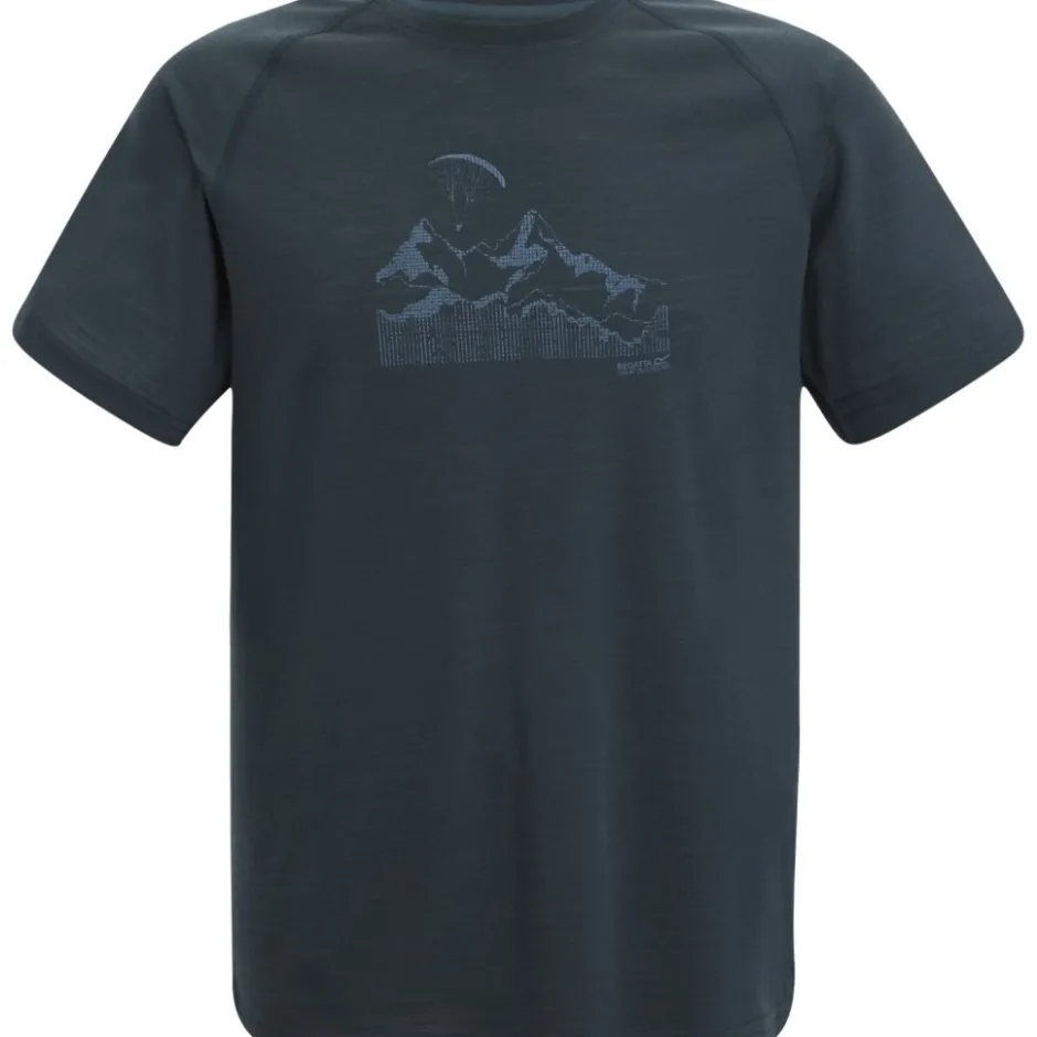 T-Shirts & Tops < Regatta Ecade T-hirt Heren - Night ky ZRK
