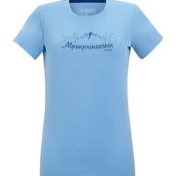 Regatta Fingal Slogan T-Shirt Dames - Washed Denim ZYA