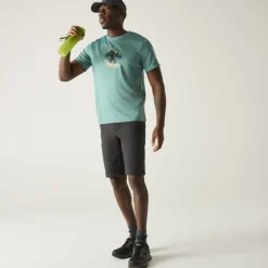 Shirts & Midlayers|T-Shirts & Tops < Regatta Finga ogan T-hirt Heren - Arctic ZV