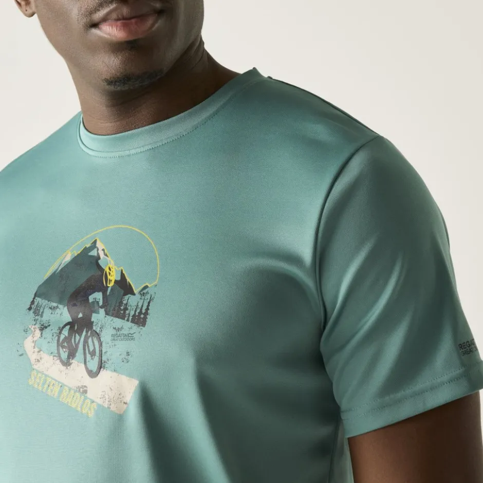 Shirts & Midlayers|T-Shirts & Tops < Regatta Finga ogan T-hirt Heren - Arctic ZV
