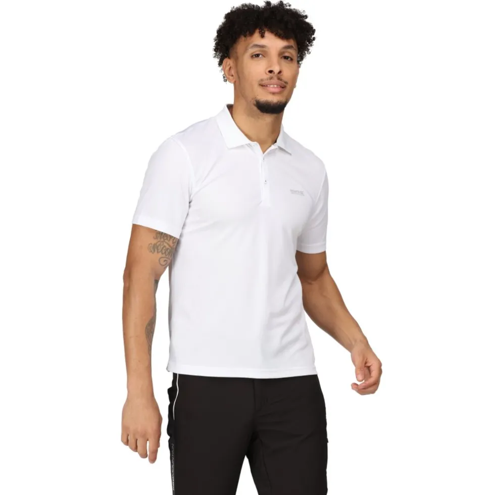 Regatta Maverik V Poloshirt Heren - White 900