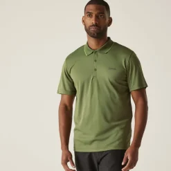 T-Shirts & Tops < Regatta Maverik V Polohirt Heren - Nephrite Green 1W3