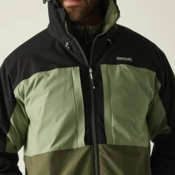 Jassen & Vesten < Regatta Maland Geïsoleerde Jas Heren - Oil Green/Black/Olive Night ZP7