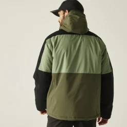 Jassen & Vesten < Regatta Maland Geïsoleerde Jas Heren - Oil Green/Black/Olive Night ZP7