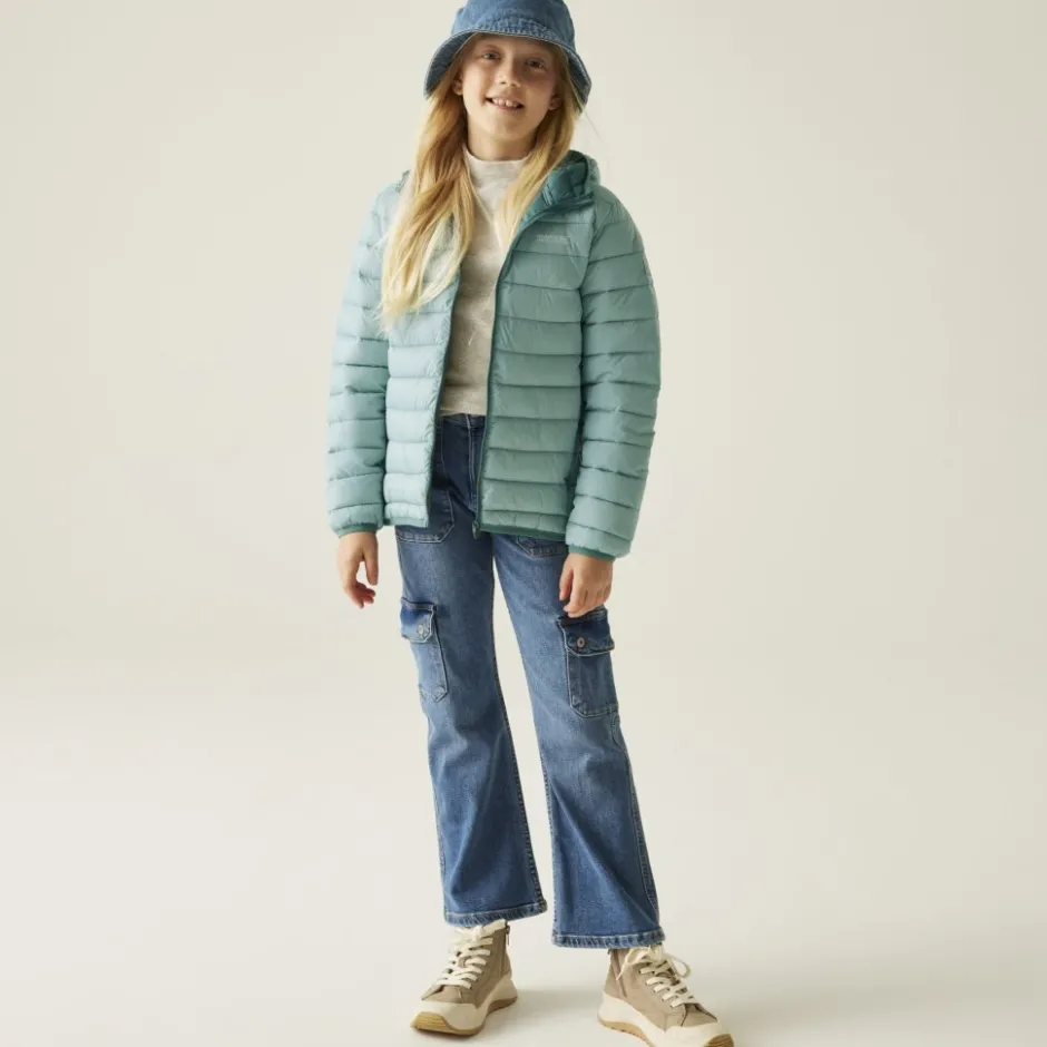 Jassen & Vesten < Regatta Marizion Jas met Capuchon Kinderen - Green Haze ZU6