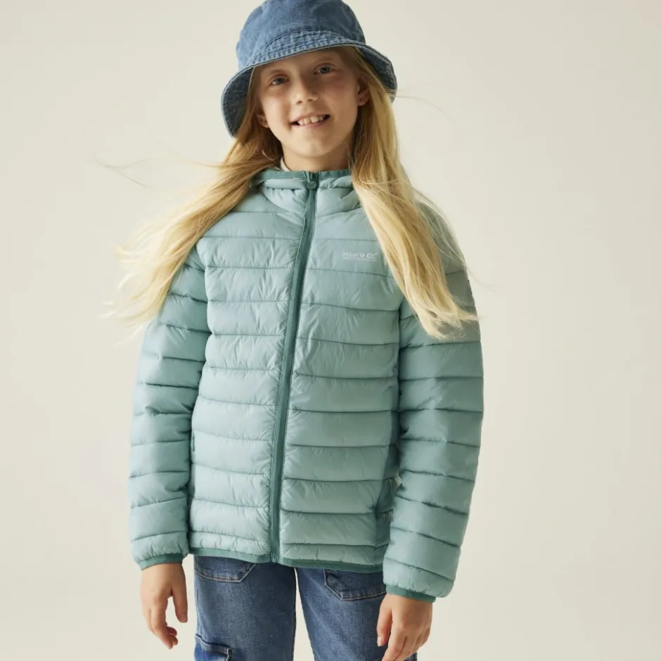 Jassen & Vesten < Regatta Marizion Jas met Capuchon Kinderen - Green Haze ZU6
