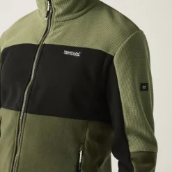 Regatta Ormont Fleece Jas Heren - Oil Green/Black/Olive Night ZP7