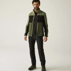 Regatta Ormont Fleece Jas Heren - Oil Green/Black/Olive Night ZP7