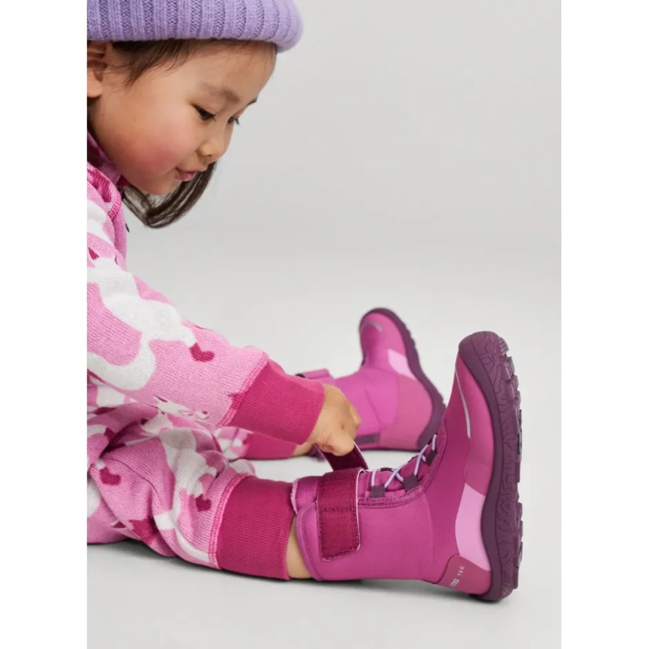 Barefoot Schoenen|Barefoot Schoenen < Reima Talvella Barefoot Winterlaarzen Kinderen - red violet 5390